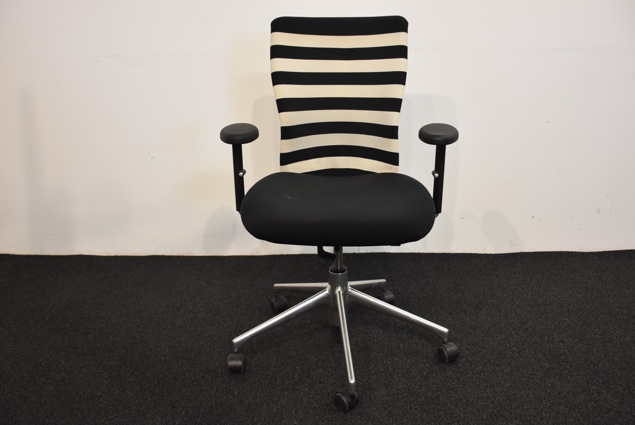 Bürodrehstuhl "VITRA" schwarz/weiß Textilbezug, gebraucht