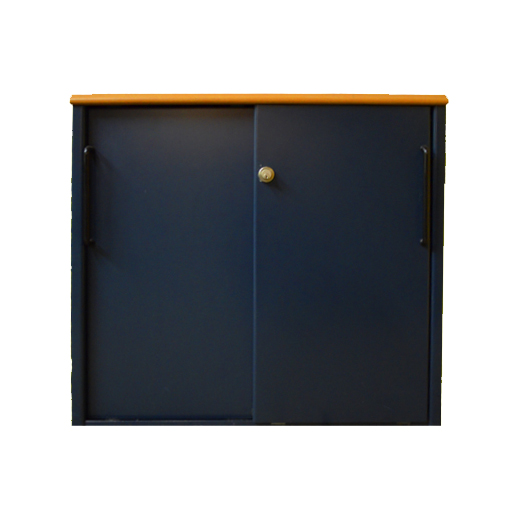 Sideboard 2OH, Holz, 2-türig, verschließbar, gebrauchte Büromöbel