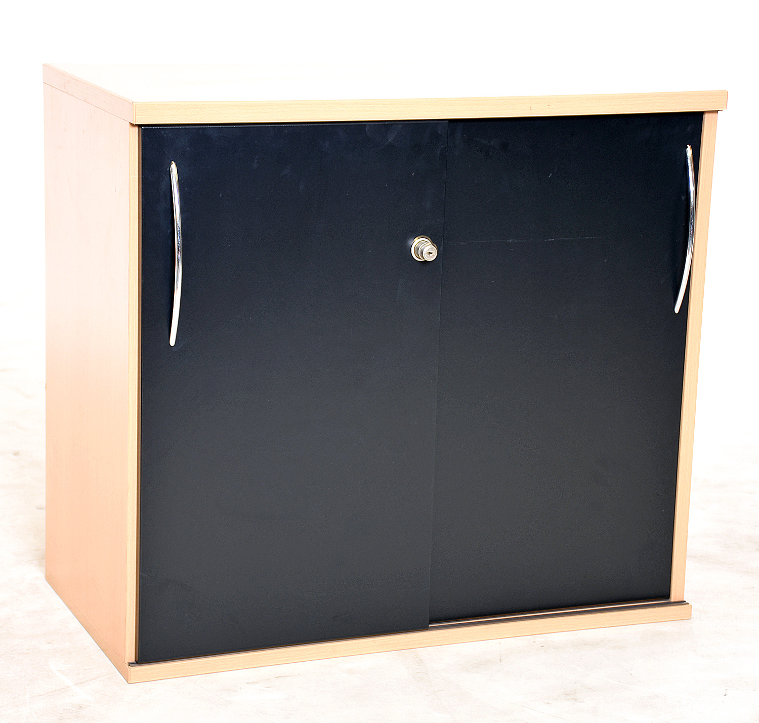 Sideboard 2 OH, Buche, 80 cm breit, gebrauchte Büromöbel