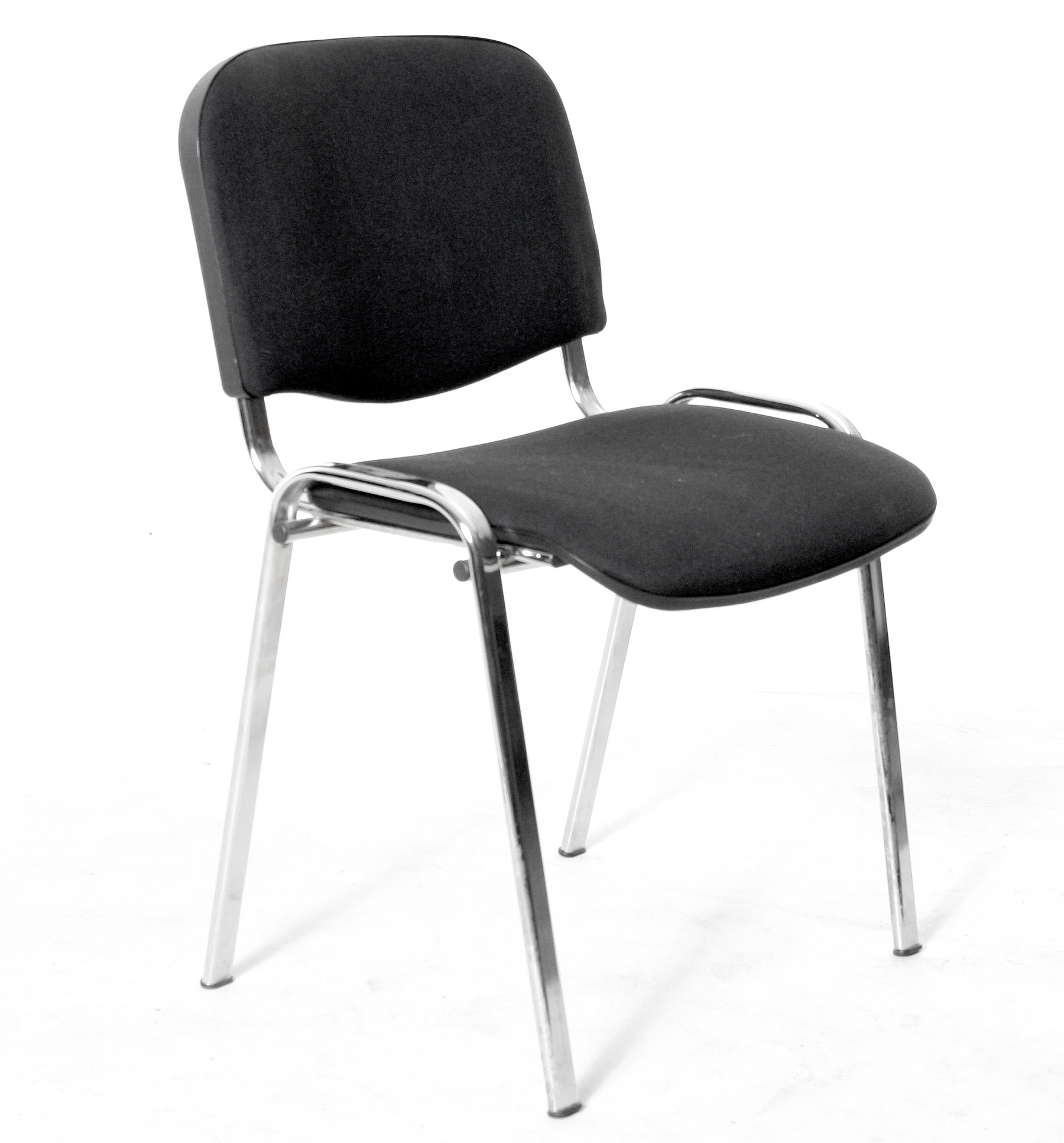 Stapelstuhl schwarz, 3er-SET, gebrauchte Büromöbel