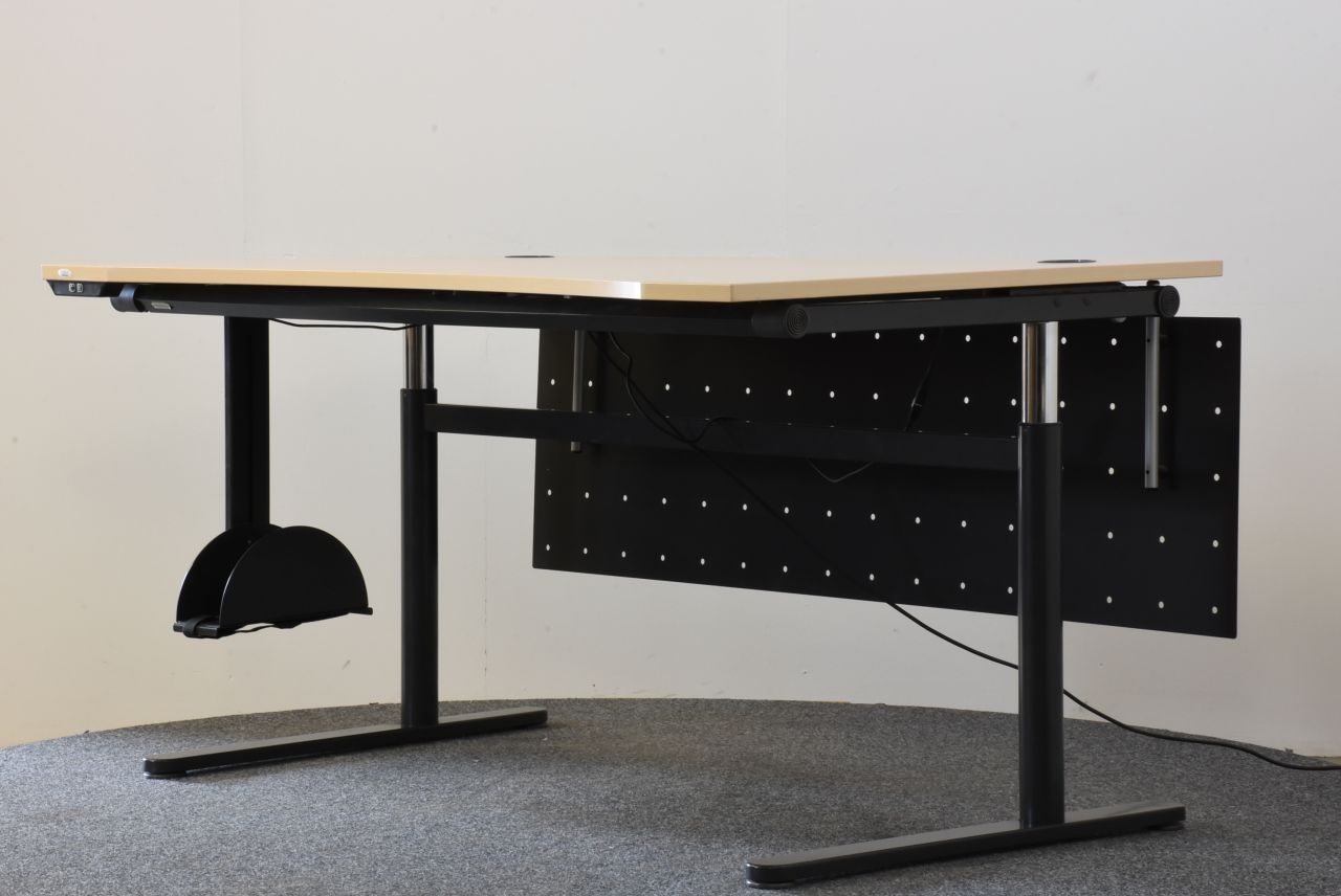 Hund Schreibtisch, Sitz- & Stehschreibtisch, elektrisch höhenverstellbar 70-120 cm, 160x102 cm, gebr